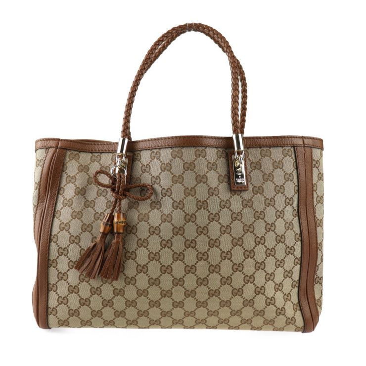 GUCCIハンドバッグ GUCCI グッチ トートバッグ 269945 GGキャンバス レザー