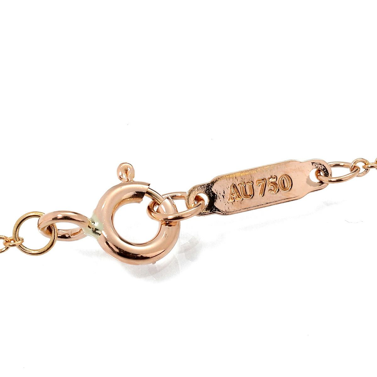 ティファニー メトロ ホースシュー ネックレス ダイヤモンド K18  