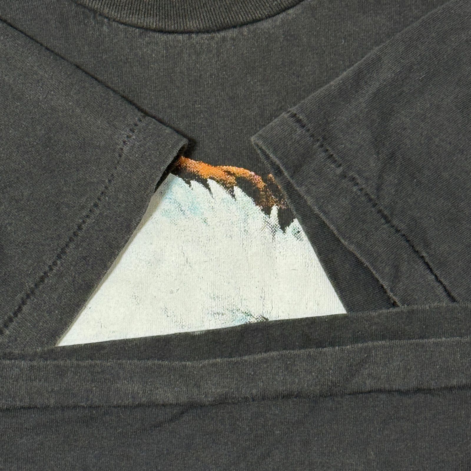 Harley Davidson イーグル プリント 墨黒 L 90s USA製 レディース] 1990s カナダ製 オーバーサイズ ハーレー