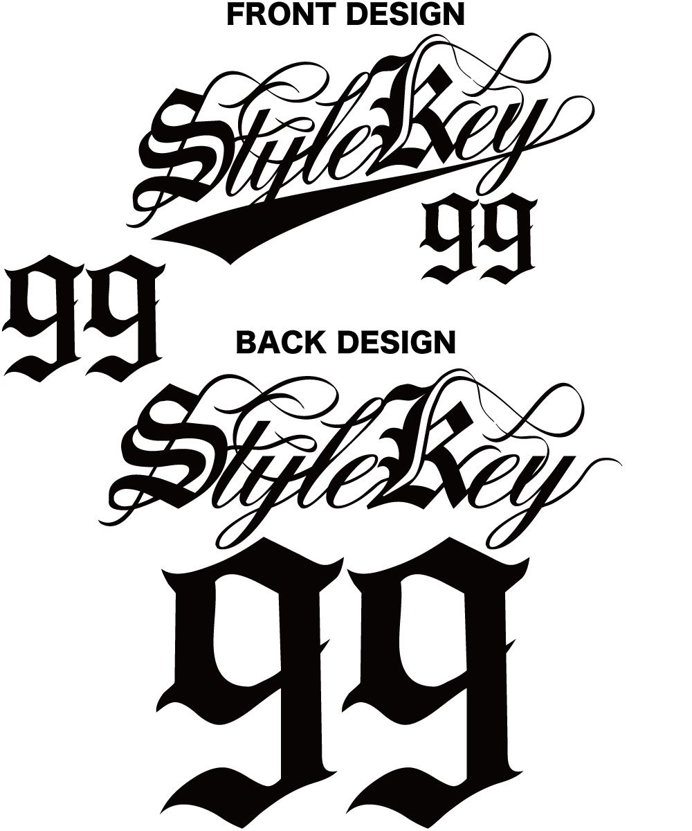 STYLEKEY CLASSIC LABEL スタイルキー クラシック・レーベル 半袖Tシャツ OLD SCRIPT S/S TEE(SK99CL-SS27) ストリート系 B系 HIPHOP ロゴ 大きいサイズ