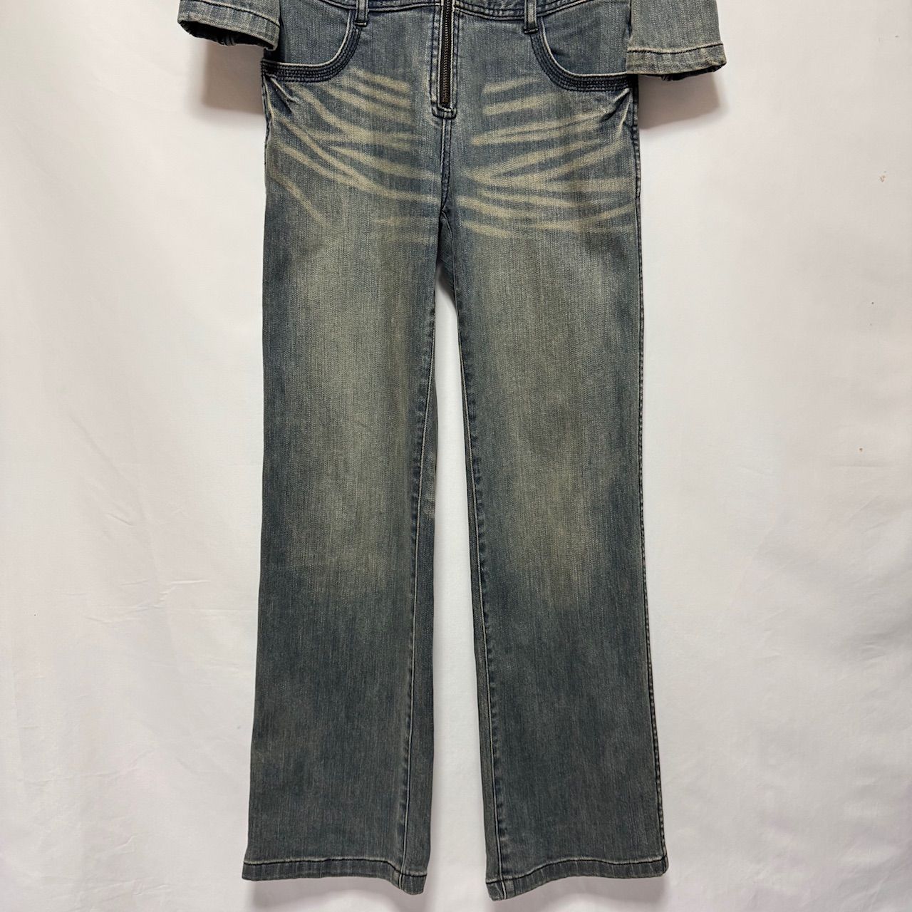 AVIREXアヴィレックス デニムつなぎ ツナギ オールインワン サイズM