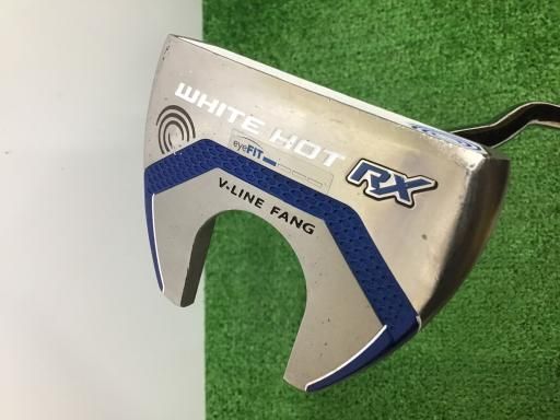 オデッセイ WHITE HOT RX V-LINE FANG 34インチ パター PT スチール フレックスその他 メンズ 男性用 右利き 右用 Dランク ゴルフクラブ