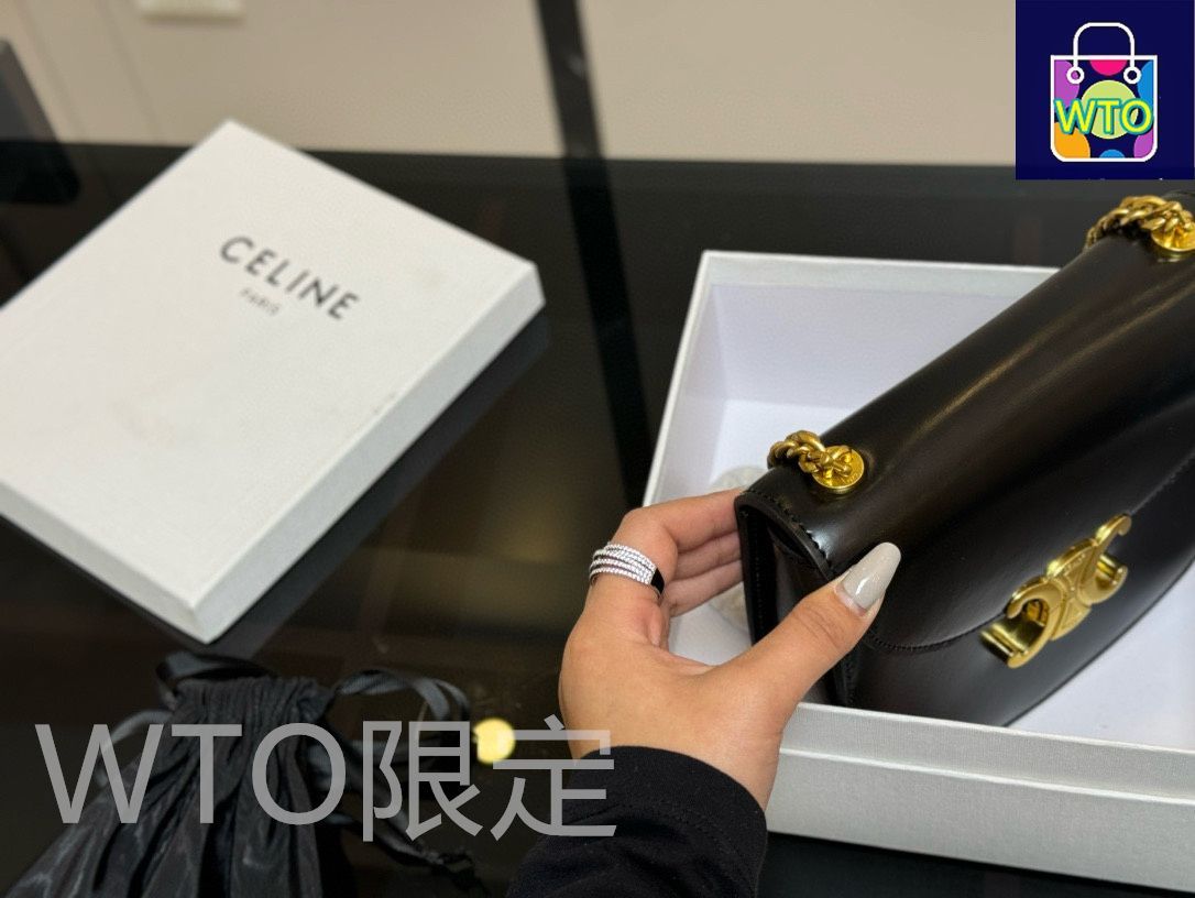 Celine] トリオンフ ミニバッグ - 専用ボックス付き | セリーヌ