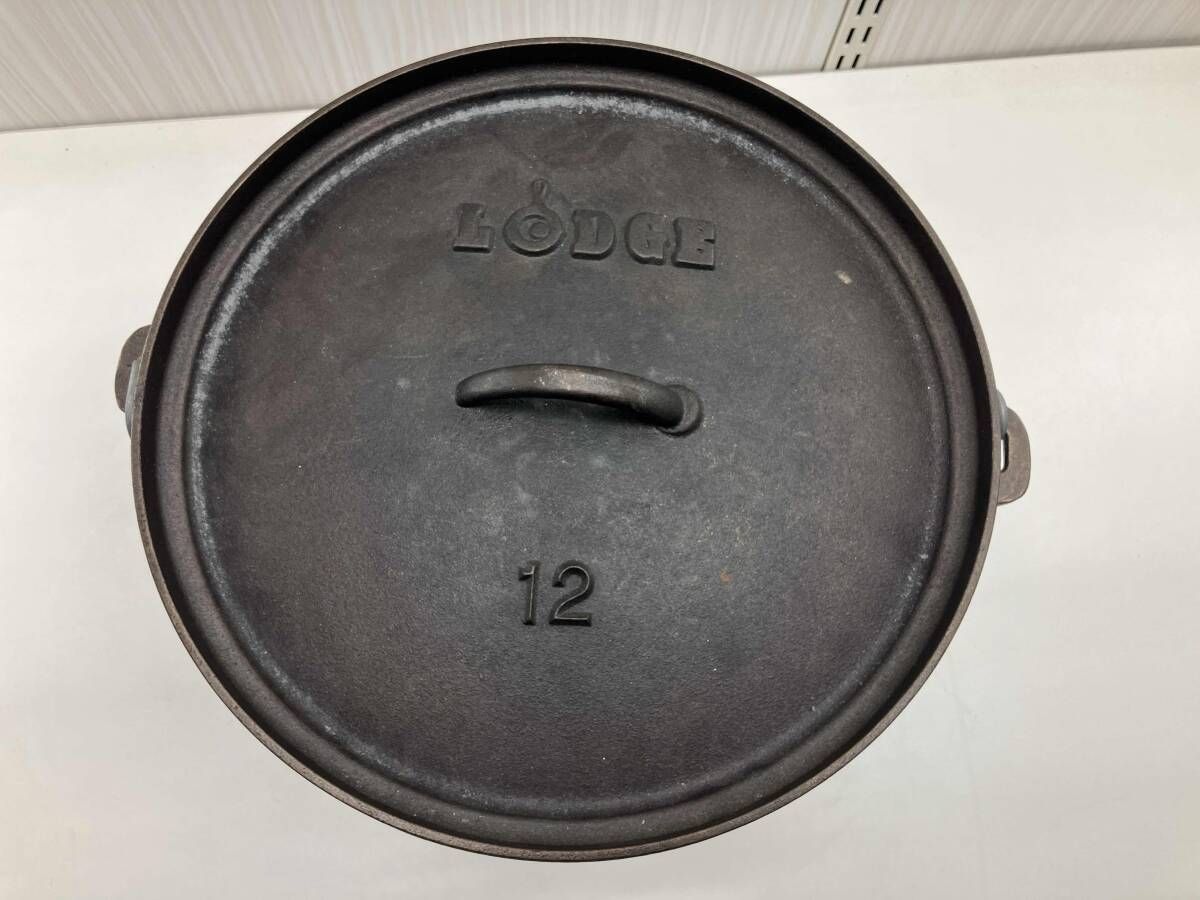 LODGE ロッジ ダッチオーブン 脚付き 12インチ キャンプオーブン