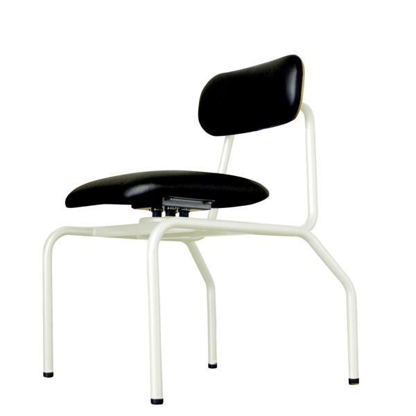 椅子 チェア ソフトグルグチェア ブラック × ミルキーホワイト スタッキングチェア 〔×2脚セット〕 代引不可