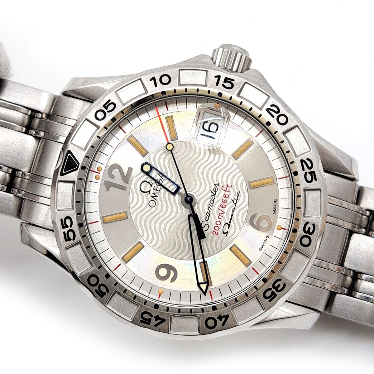 オメガ シーマスター 200M デイト 2514.30 クオーツ ステンレス  