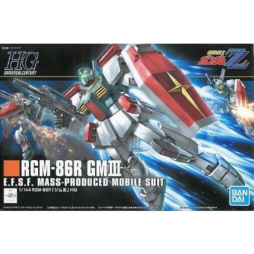 再販) HGUC 1/144 RGM-86R ジムIII 機動戦士ガンダムZZ(ダブル