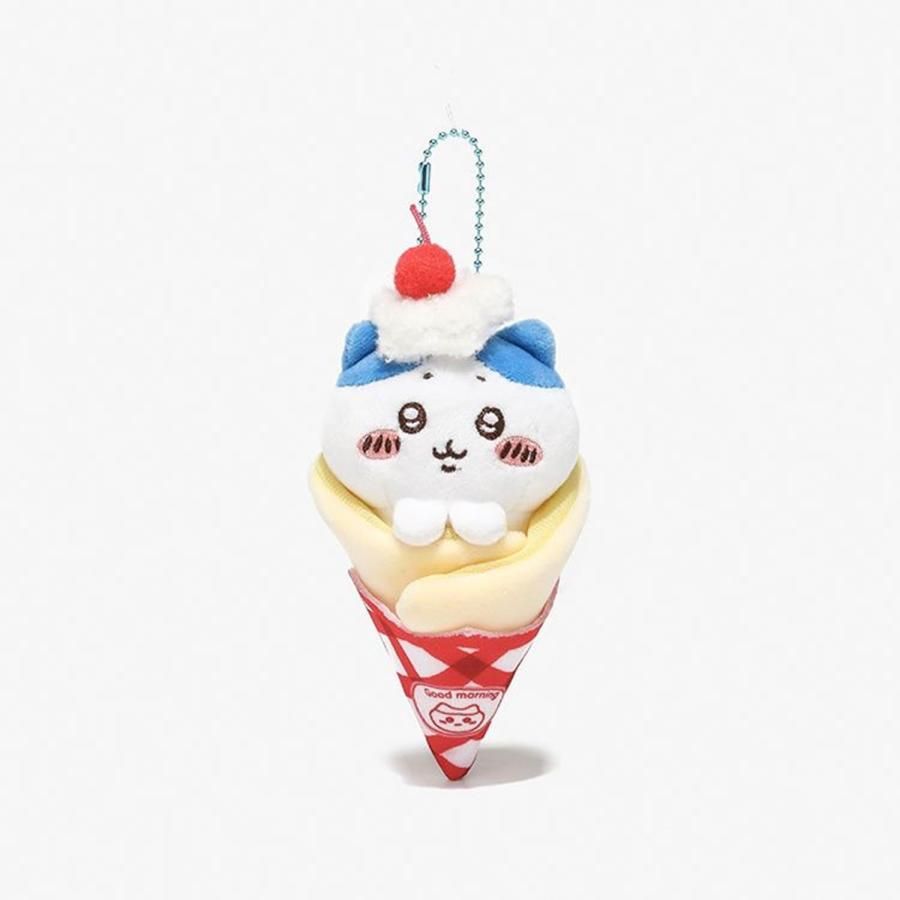 ちいかわ キーホルダー アイスクリーム ぬいぐるみ ハチワレ