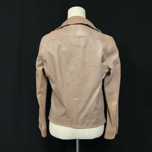 OKIRAKU/オキラク☆2wayジッパー/本革/ラムレザーライダースジャケット