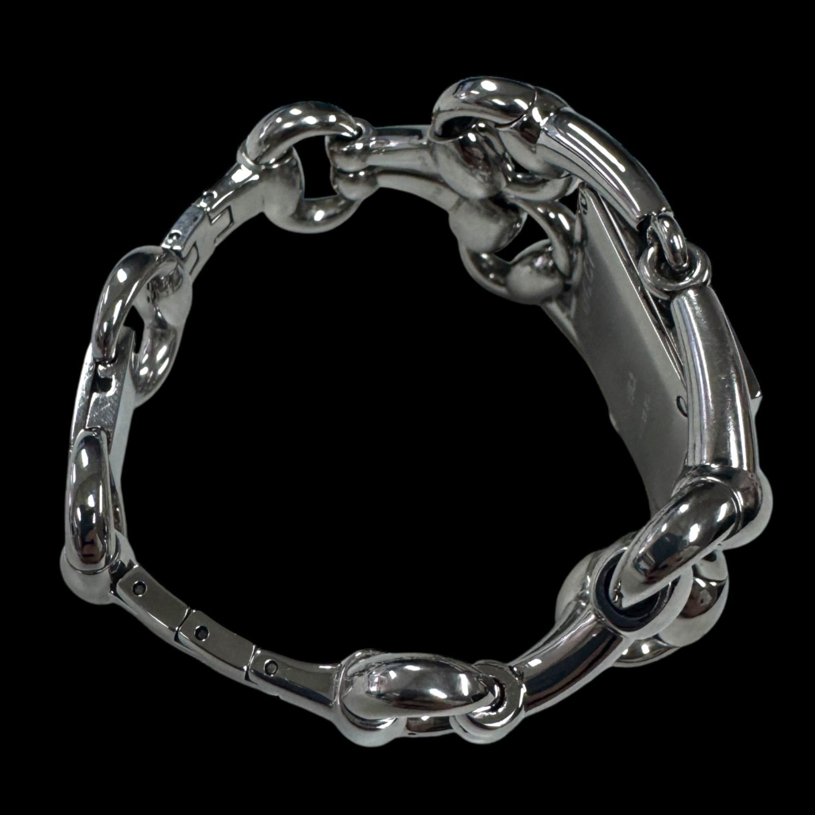 稼働 美品 GUCCI グッチ シニョーリア 116.3 ブルーシェル文字盤