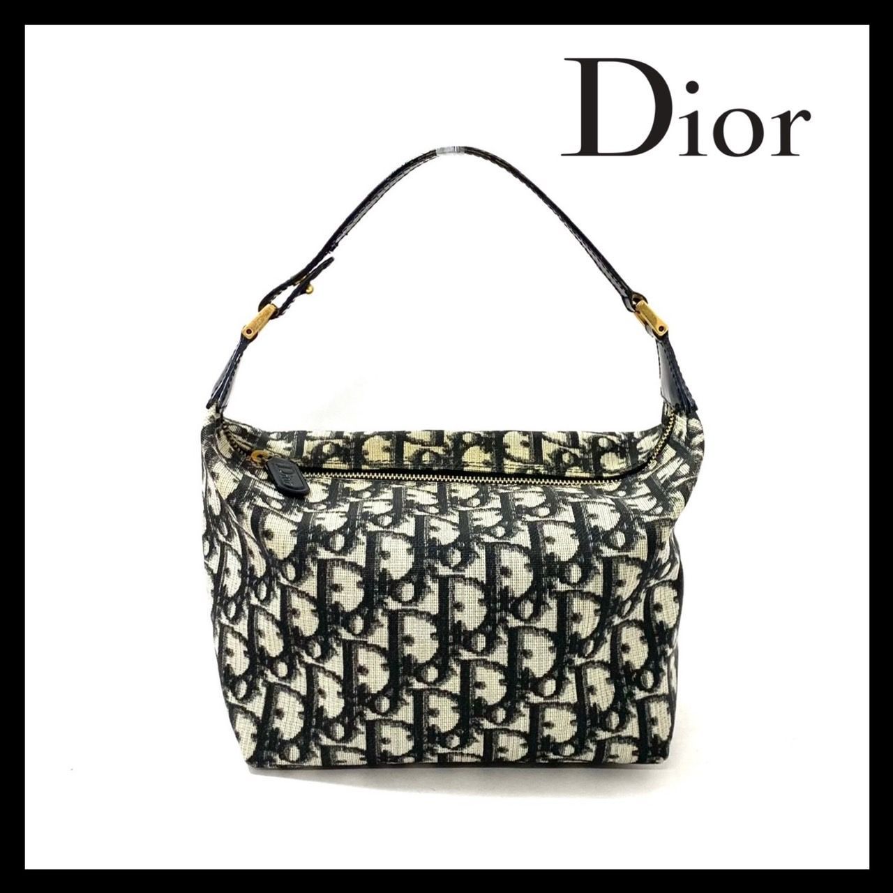 クリスチャンディオール バニティ ハンドバッグ ポーチ ナンバー トロッター 中古・古着通販】Christian Dior (クリスチャン ディオール