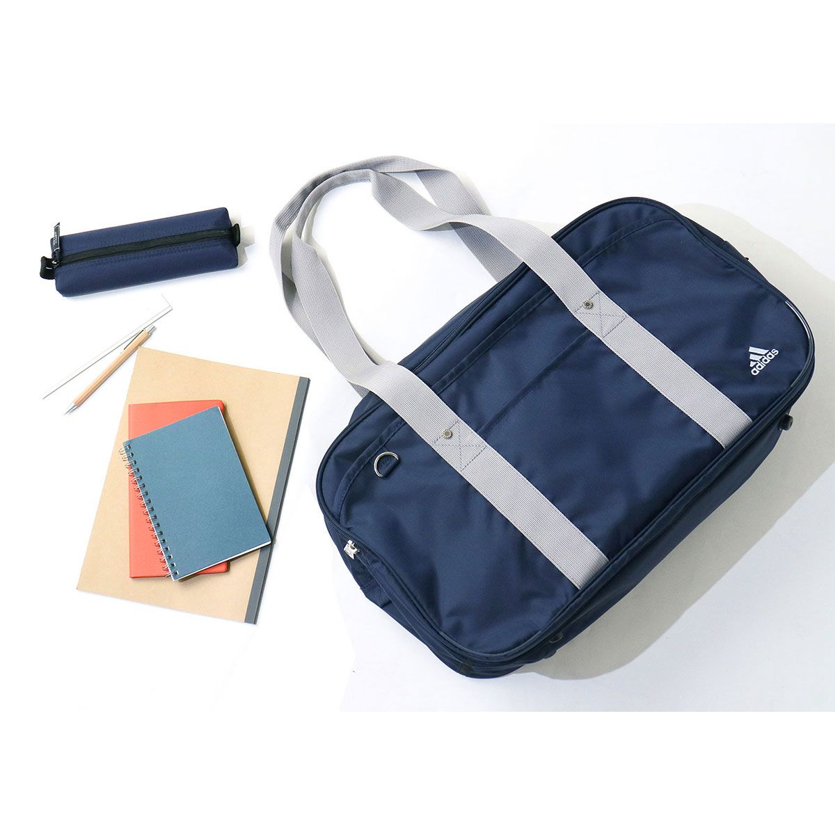 VINTAGE 80s 兼松江商 adidas ボストンバッグ スクールバッグ