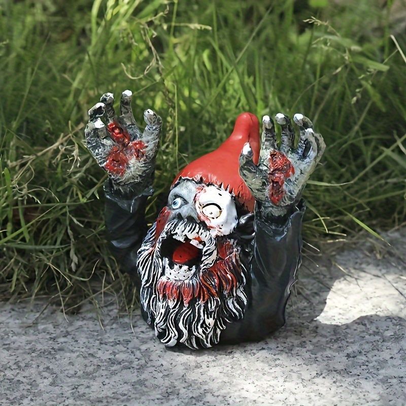 ゾンビ 上半身 ミニチュア 10.5cm モンスター 化け物 樹脂製