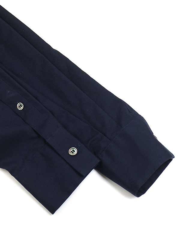 sacai サカイ 18SS サイドプリーツシャツワンピース ネイビー 3 18