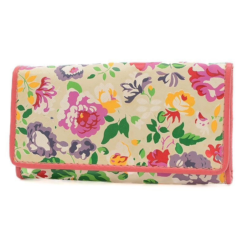 美品❣️KENZO ケンゾー キーケース 4連 花柄 レッド レザー ケンゾー  