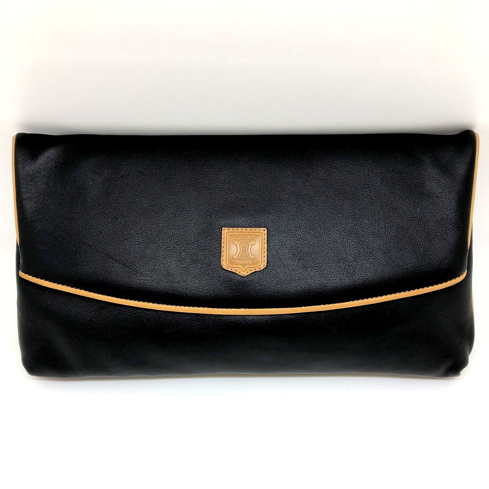 P*N様 CELINE ブラックレザー クラッチバッグ P*N様 CELINE ブラックレザー クラッチバッグ
