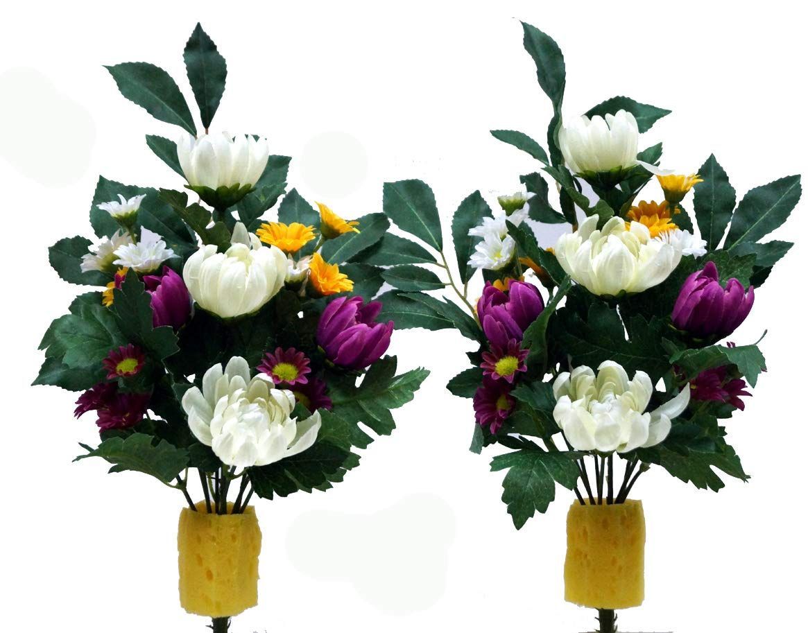 仏花・造花 仏壇用 お供え 2本組 お盆