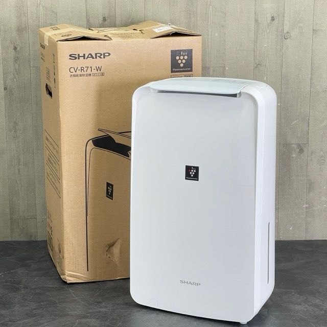 冷暖房・空調 展示品 シャープ 衣類乾燥除湿機 【】SHARP CV-R71-W