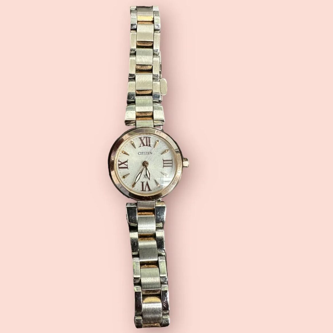 1548 美品　CITIZEN XC 腕時計レディース　e031-t014275 極美品】citizen シチズン XC エコドライブ E031-T014275