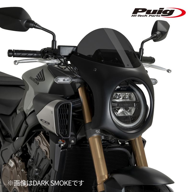 Puig 21961N RETRO SEMI FAIRING BLACK HOUSING [BLACK] HONDA CB650R NEO SPORTS CAFE/ECLUTCH(24-) プーチ スクリーン カウル