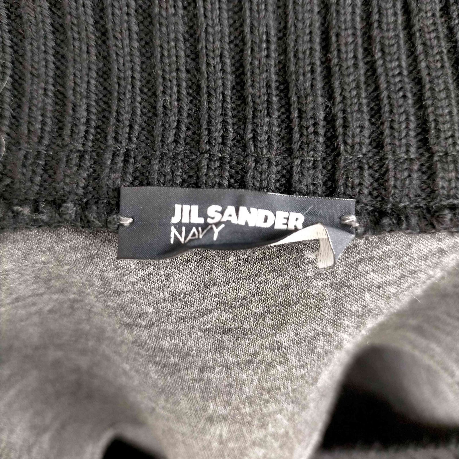 ジルサンダーネイビー JIL SANDER NAVY ミディ丈ワイドワンピース レディース DE：32 - メルカリ