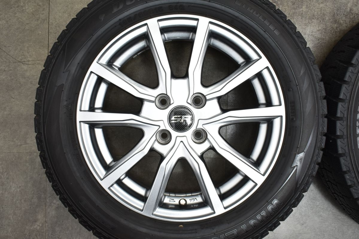 剣心!! バリ溝★スタッドレス ＆ホイールセット★185/60R15★ バリ溝スタッドレス！トーヨー185/60R15 ストレンジャーホイール15×6J