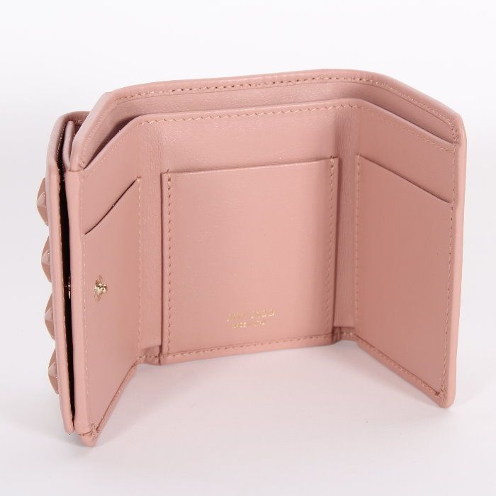 ジミーチュウ 三つ折り財布 ブロッサムピンク NEMO AOR JIMMY CHOO ジミーチュウ 三つ折り財布 レディース ピンク NEMO