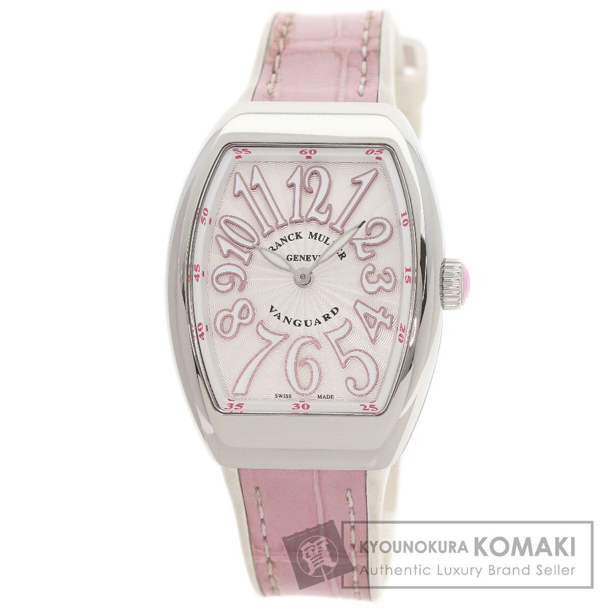 FRANCK MULLER フランクミュラー V32QZ ヴァンガード 腕時計 SS ラバー レディース