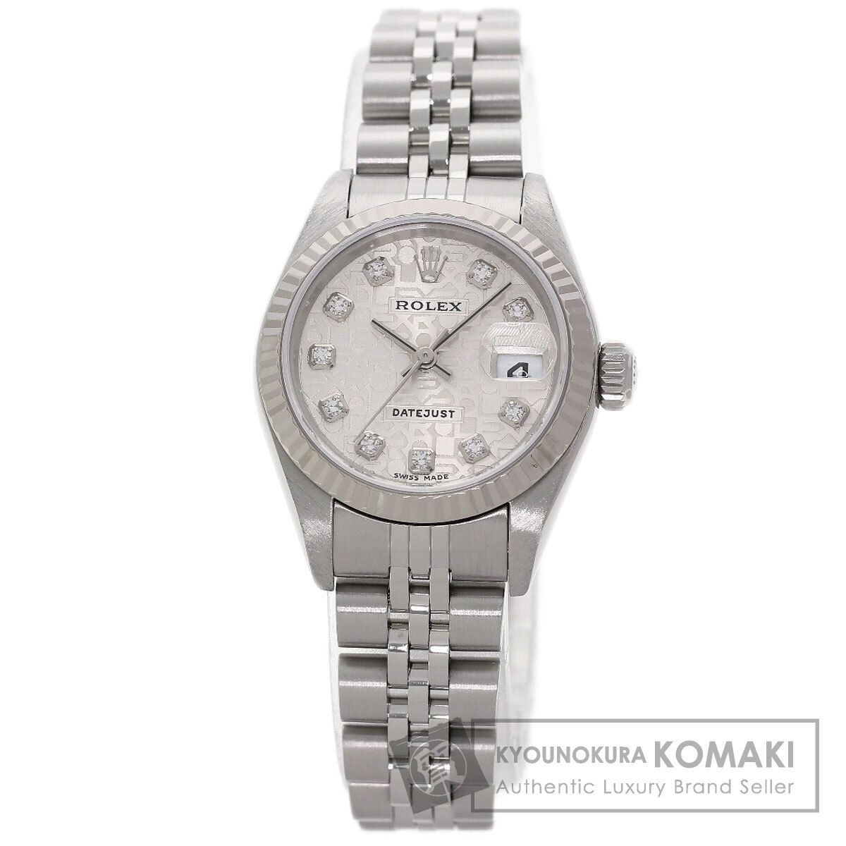 ROLEX ロレックス 79174G デイトジャスト 10P ダイヤモンド 腕時計 SS  