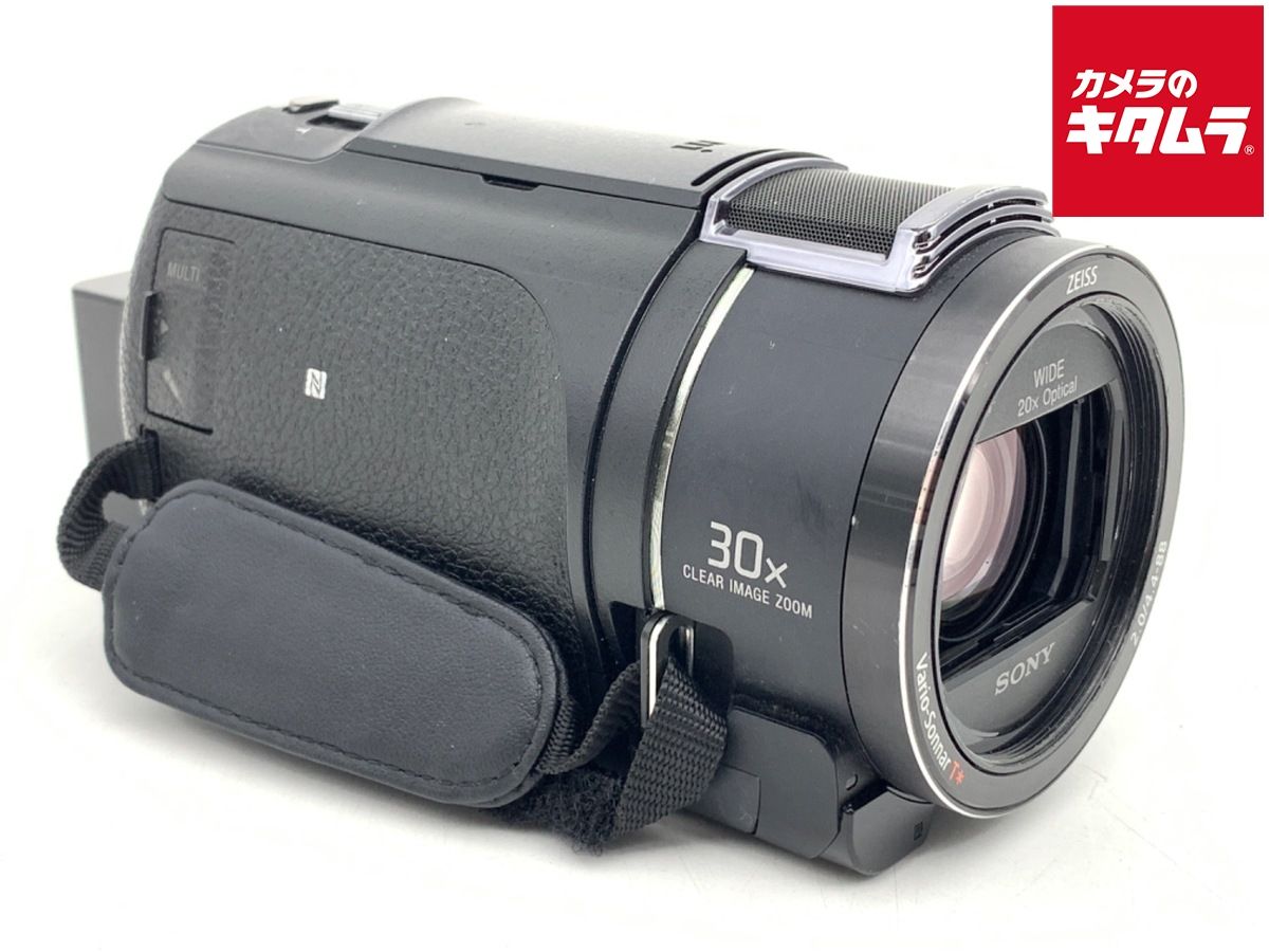 並品 ソニー デジタル4Kビデオカメラレコーダー FDR-AX45 B ブラック