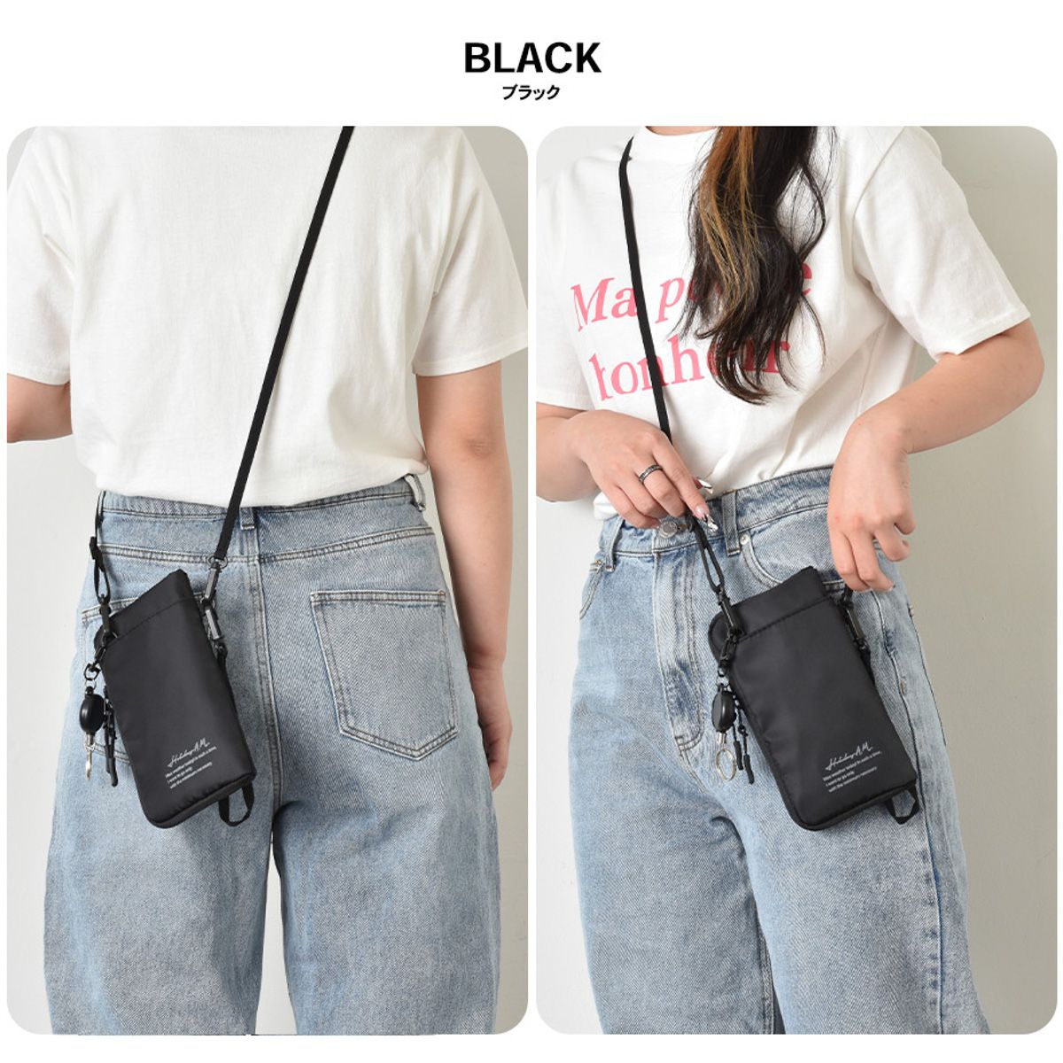 新品・未使用】 スマホショルダーバッグ メンズ ショルダーバッグ 2way 