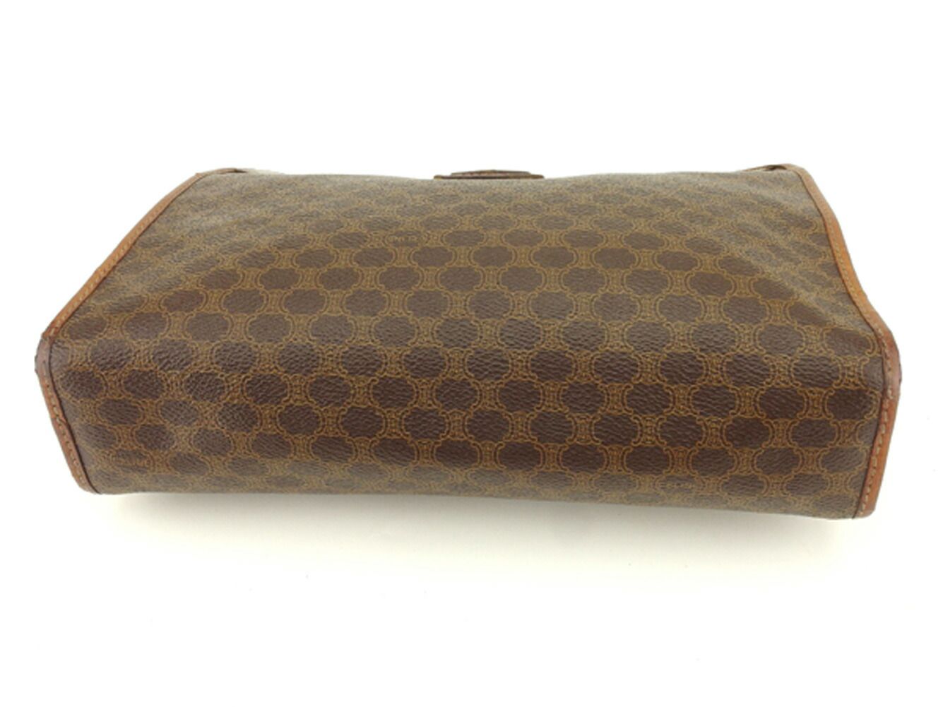 セリーヌ CELINE クラッチバッグ マカダム ブラウン ベージュ セリーヌ CELINE クラッチバッグ マカダム ブラウン ベージュ