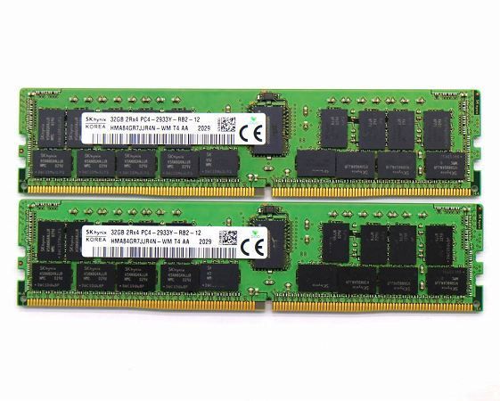 ◇SK hynix 32GBx2枚セット64GB分 PC4-2933Y-R DDR4 Registered ECC 動作確認済  ハイエンドワークステーション/サーバー対応 中古 - メルカリ