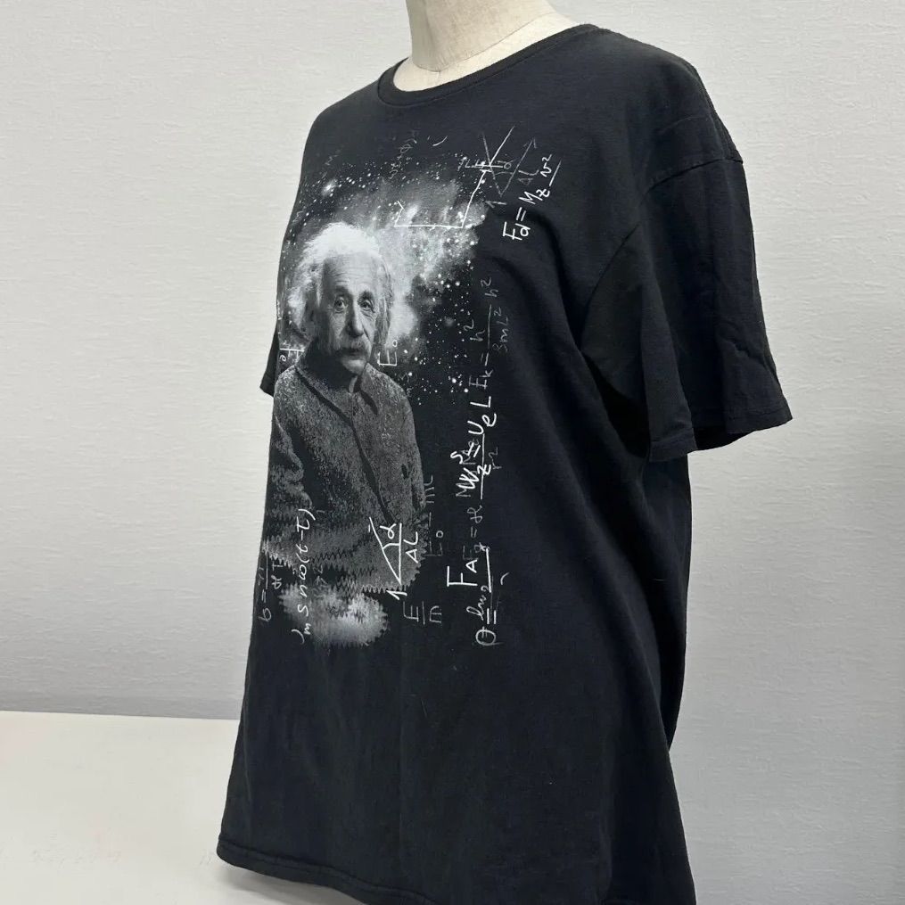 希少 アインシュタイン Einstein 偉人 半袖Tシャツ L 古着