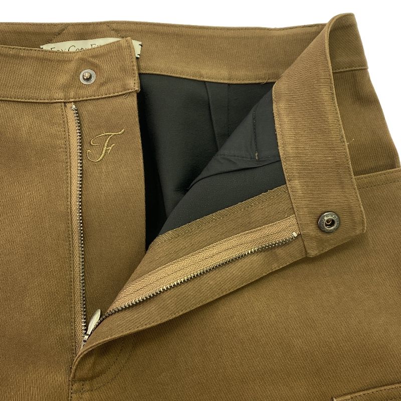 中古】Fax Copy Express Slit-hem カーゴパンツ サイズL ブラウン 