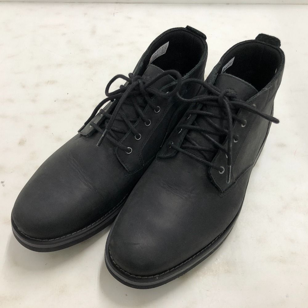 02w19975 ティンバーランド Timberland クレストフィールド ウォータープルーフ チャッカブーツ ブラック 27.5cm カンボジア製 メンズ 箱なし ブーツ A43DC 品