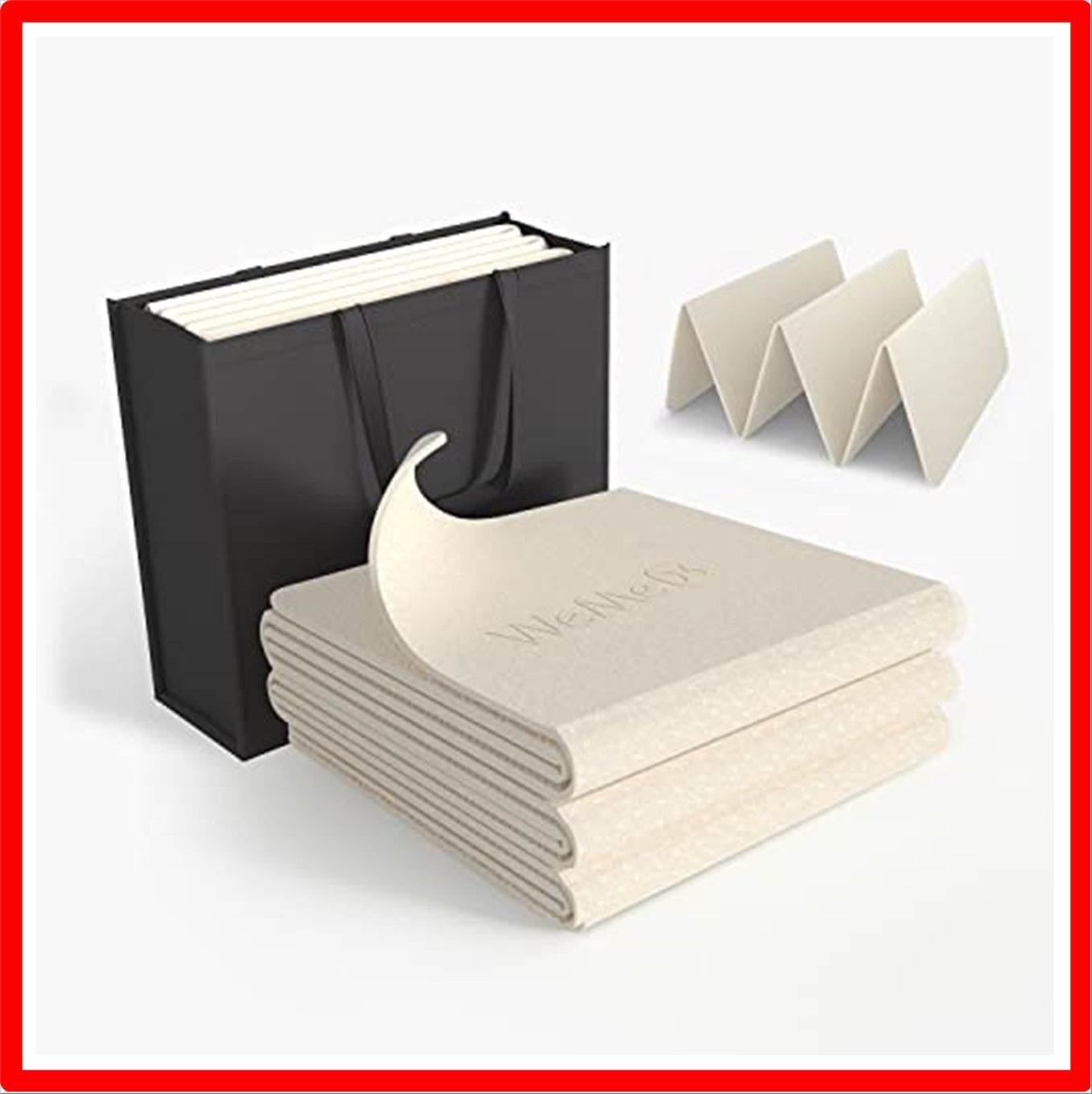 【匿名配送】 厚み6mm_白色 2023新版 ＷｅＭｅ ヨガマット 折りたたみ 4mm/6mm/8mm トレーニングマット エクササイズマット TPE材料 滑り 人気・おすすめ｜安定人気・収納便利におすすめ 丁寧対応 配送追跡可