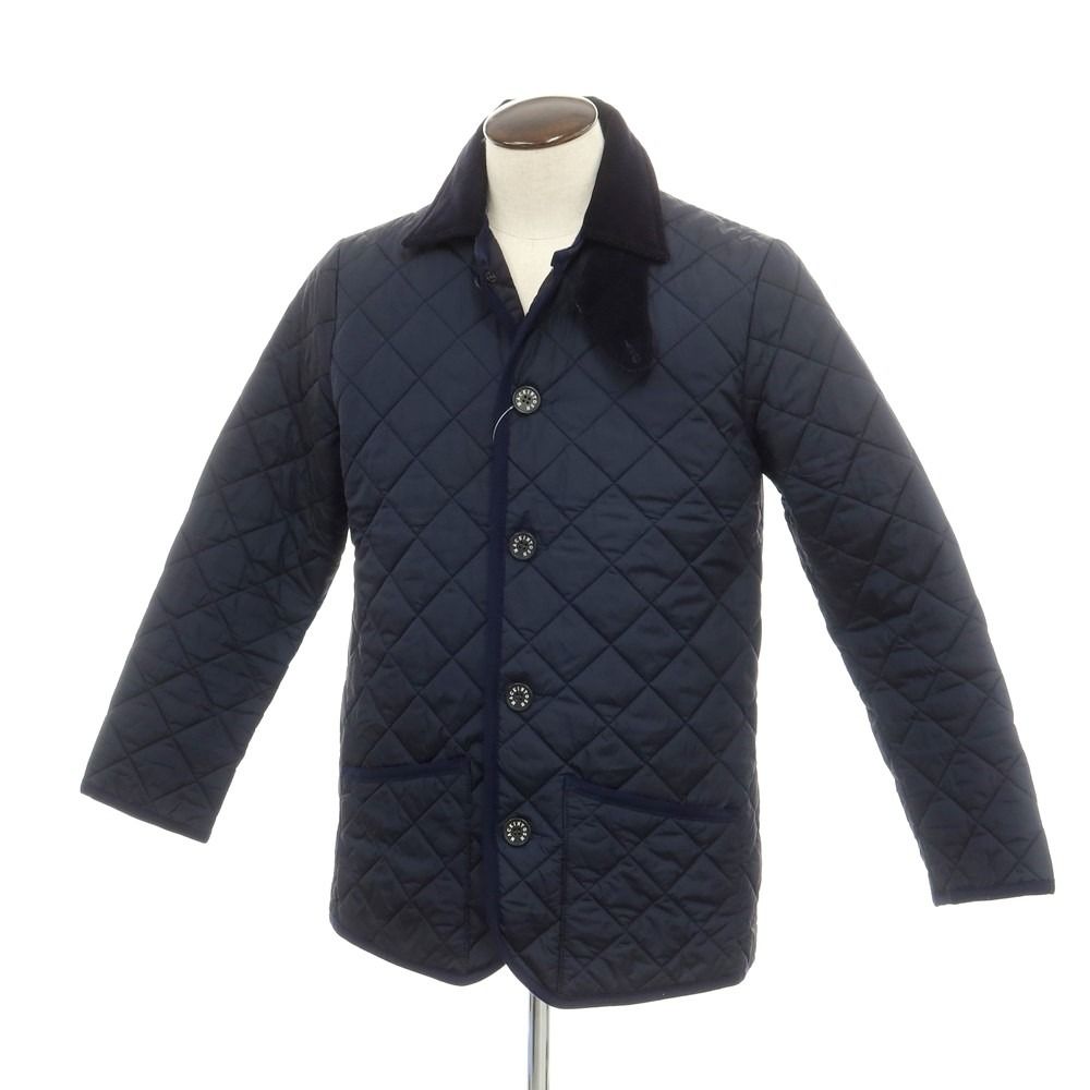 【中古】マッキントッシュ Mackintosh ナイロン キルティングブルゾン ネイビー【サイズ40】【メンズ】