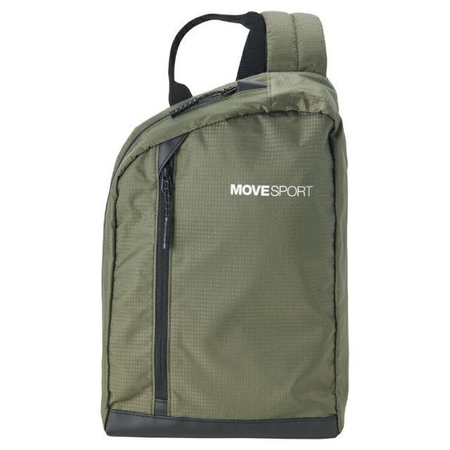 DESCENTE デサント スリングバッグ カーキ Fサイズ DMAVJA15 KH | スポーツ 運動 グッズ ツール ファッション小物 雑貨 バッグ 鞄 カバン 収納 機能性 ファスナー 大容量 ポケット ナイロン 素材 便
