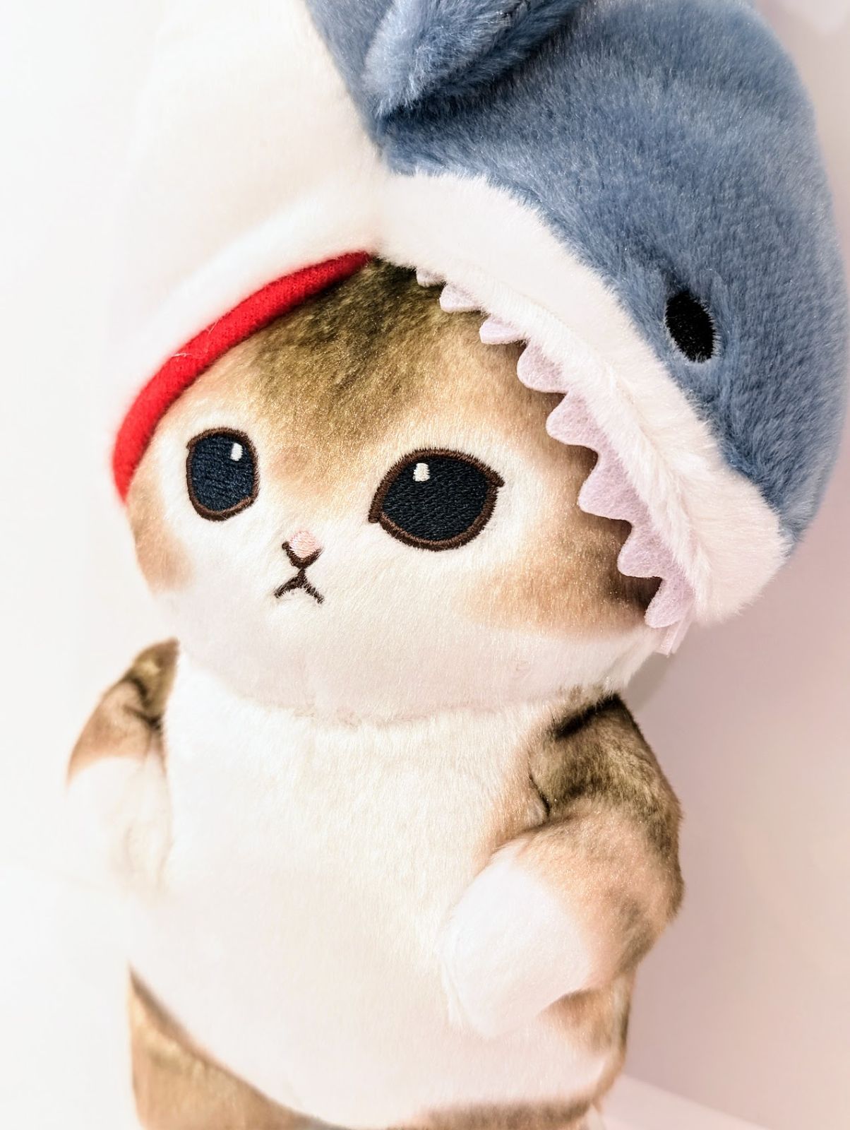 mofusand ぽてたまぬいぐるみ 噛みつきサメにゃん ベージュ