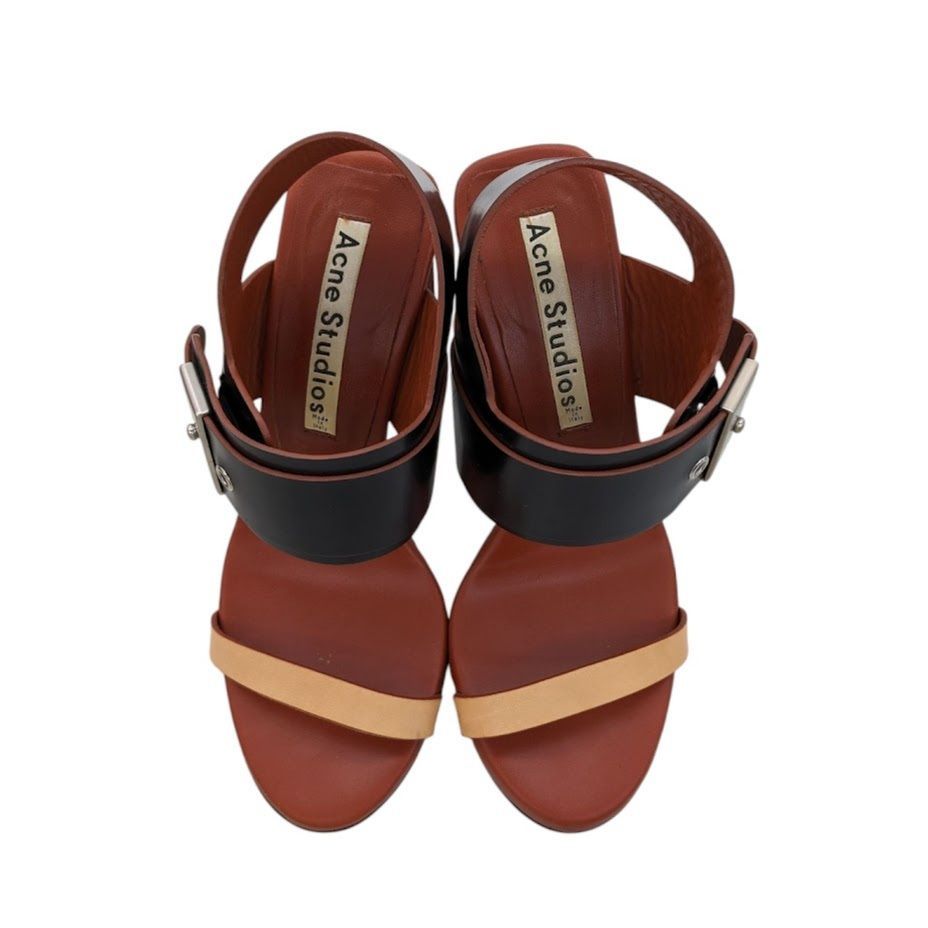 Acne Studios / サンダル ミュール Acne Studios アクネストゥディオス サンダル ミュール ブラウン