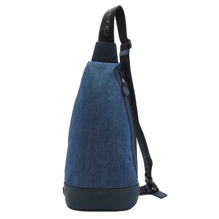 コーチ バッグ ショルダーバッグ COACH DOMINIC デニム スリングパック ボディバッグ CBI74 QBXR9 アウトレット メンズ