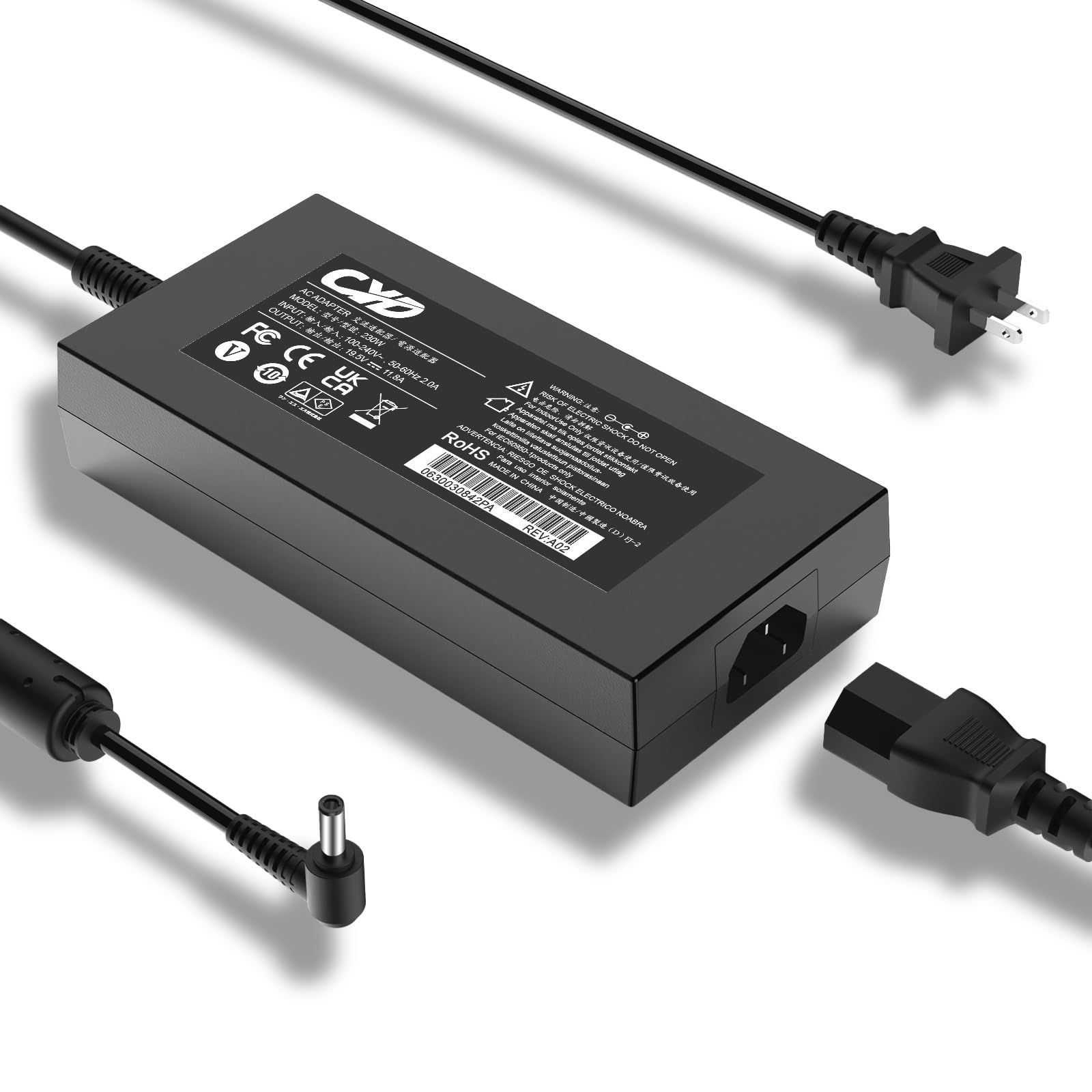230W 19.5V 11.8A 高速 ACアダプター 充電器 対応 Asus Strix G17 2025 G713RW-ES94 G713RW-IS96 G713QY-K4007R