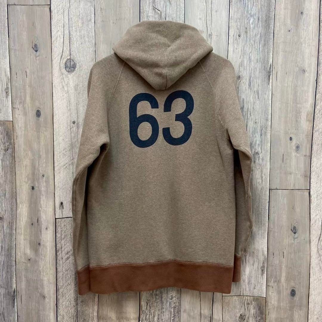 RUSSELL ATHLETIC ラグラン スウェット ジップ パーカー L