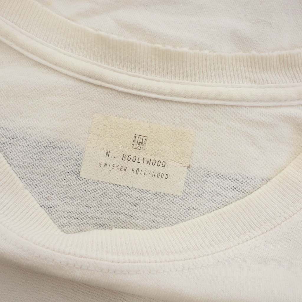 n.hoolywood ロンT カットソー 長袖 38 白 楽天市場】N.HOOLYWOOD エヌ
