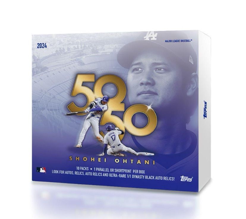 2024 Topps 50/50: 大谷翔平 1box