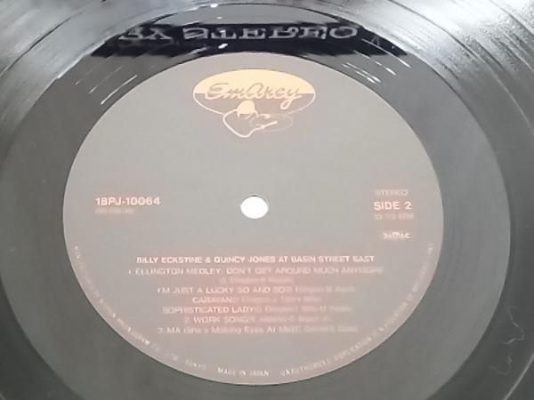 帯付きLP】ビリー・エクスタイン＆クインシー・ジョーンズ BILLY
