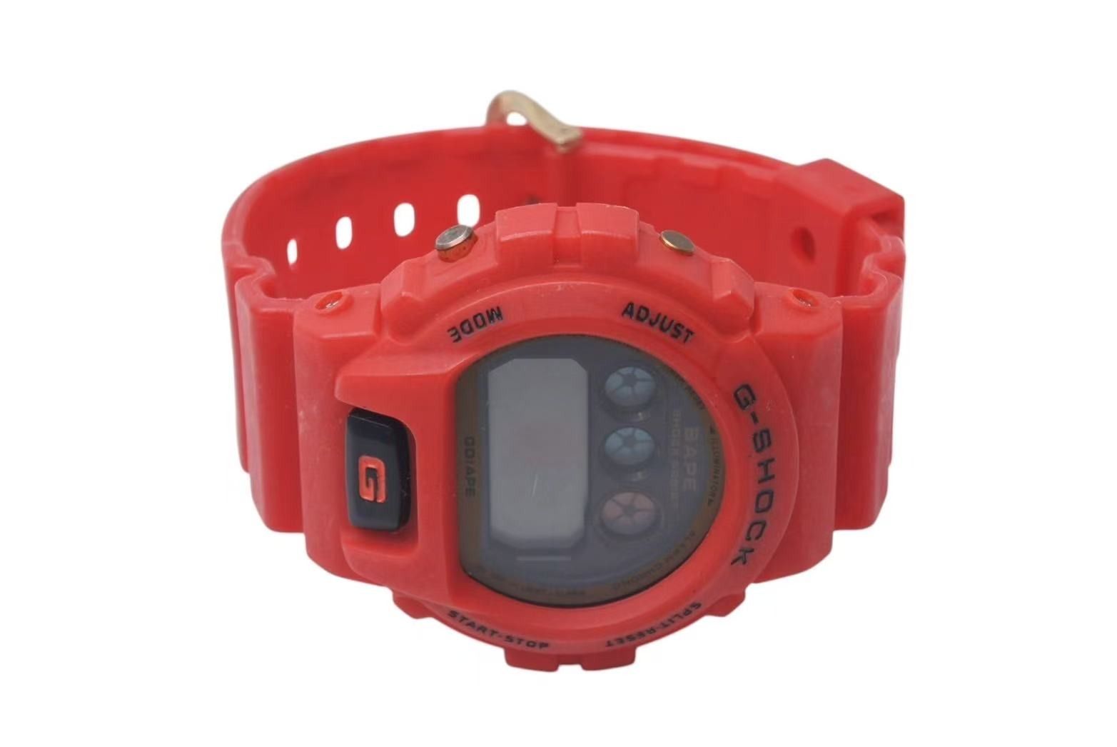 G-SHOCK A BATHING APE Gショック赤 A BATHING APE 腕時計 レッド