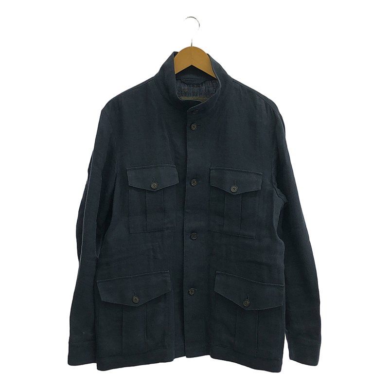 MACKINTOSH LONDON リネン　サファリジャケット　メンズ MACKINTOSH LONDON / マッキントッシュロンドン | リネン