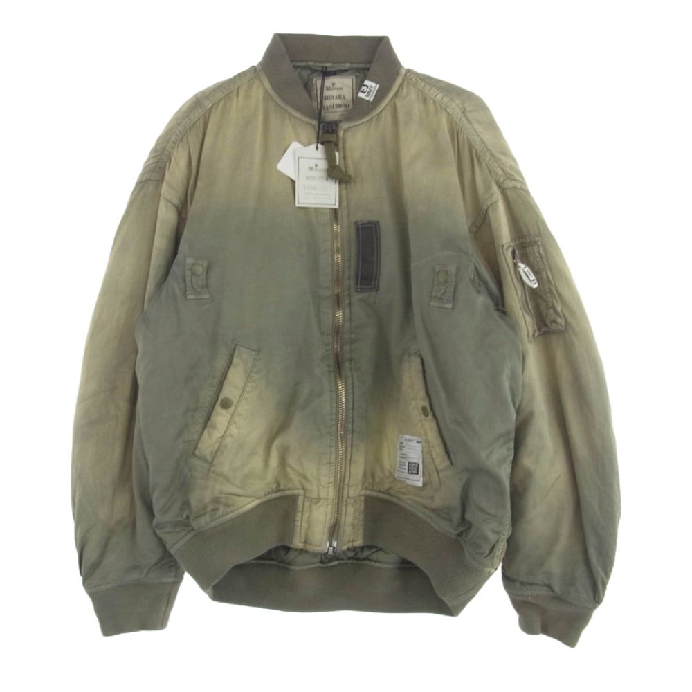 Maison MIHARA YASUHIRO ディストレストフライトジャケット Maison MIHARA YASUHIRO フライトジャケット | ブラック